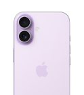 iPhone 17, back exterior, lavender colour, Dual Fusion camera system at top left