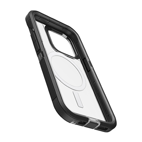 Image 2 of OtterBox Defender XT case (clear/black) for iPhone 14 Pro