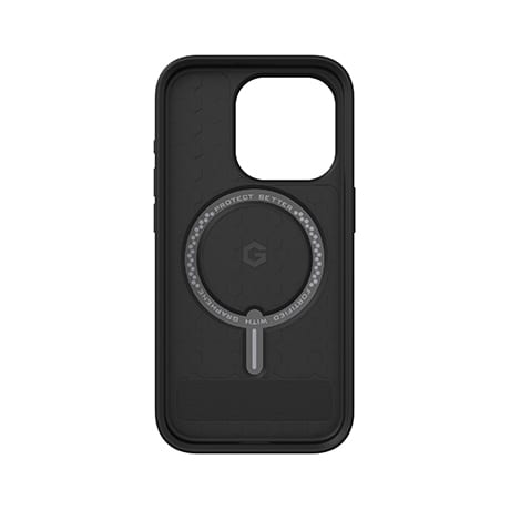 Image 3 of Gear4 Denali case with kickstand (black) for iPhone 15 Pro