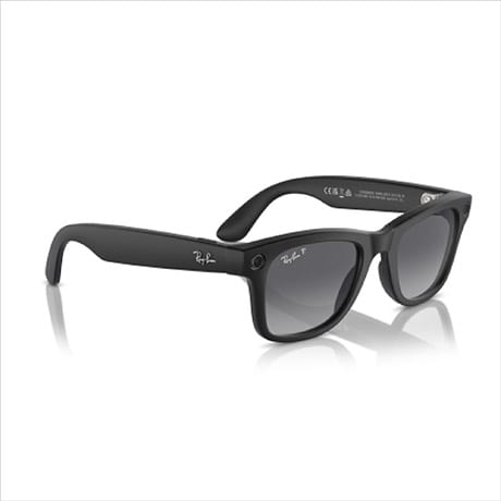 Matte black 2024 wayfarer polarized