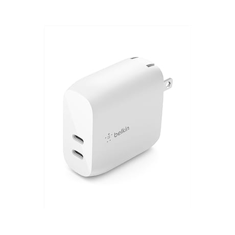 Image 1 of Belkin BoostCharge 40W dual USB-C wall charger