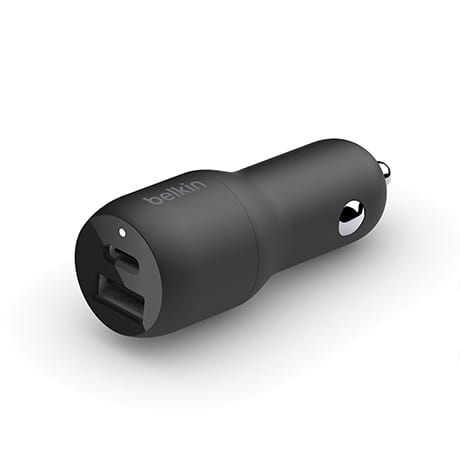 Image 1 of Belkin BoostCharge 37W dual port car charger