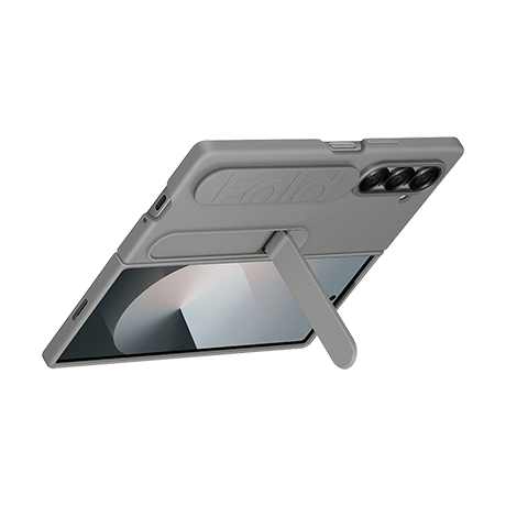 Image numéro 3 de Étui en silicone de Samsung (gris) pour Samsung Galaxy Z Fold6