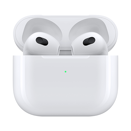 Écouteurs AirPods d’Apple (3e génération) avec étui de recharge Lightning