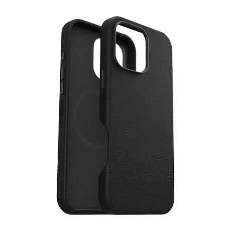 Image 3 of OtterBox Symmetry Cactus Leather case with MagSafe (black) for iPhone 16 Pro Max