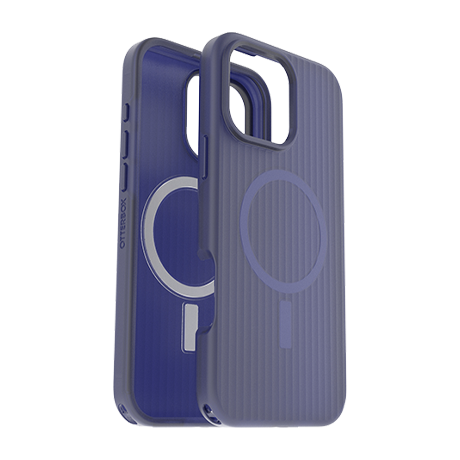 Image 3 of OtterBox Symmetry Soft Touch case with MagSafe (blue) for iPhone 16 Pro Max