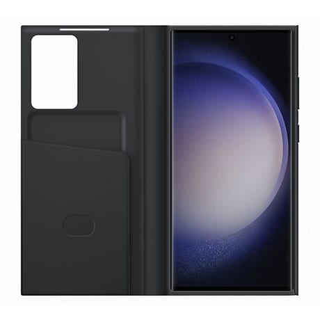 色: ブラック】S23 Ultra Smart View Wallet Cas-