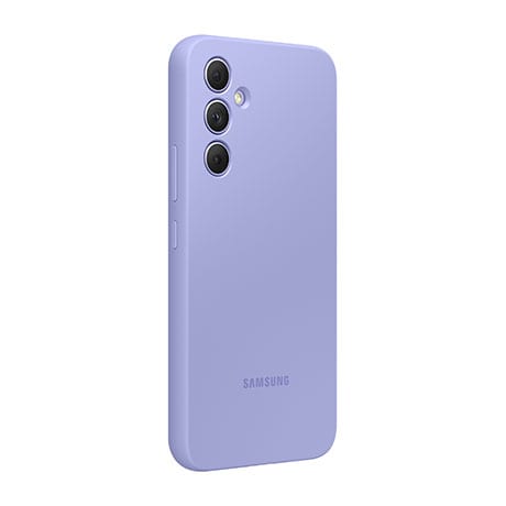 Image numéro 2 de Étui en silicone Samsung (bleu) pour Samsung Galaxy A54 5G