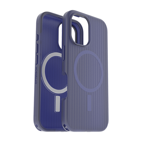 Image 3 of OtterBox Symmetry Soft Touch case with MagSafe (blue) for iPhone 16