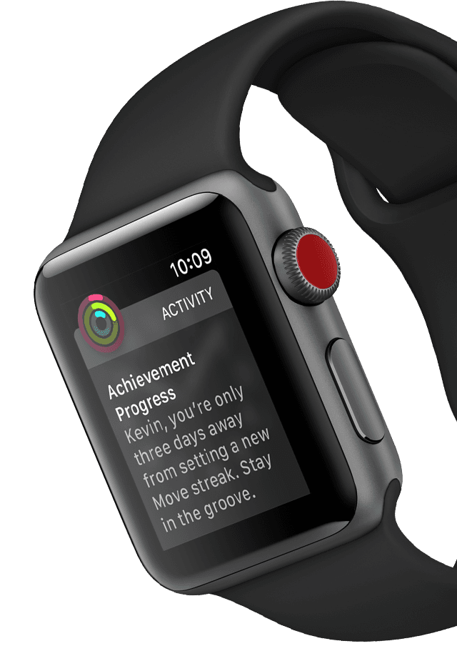 Apple Watch Series 3 Stainless Steel Bell Mobility