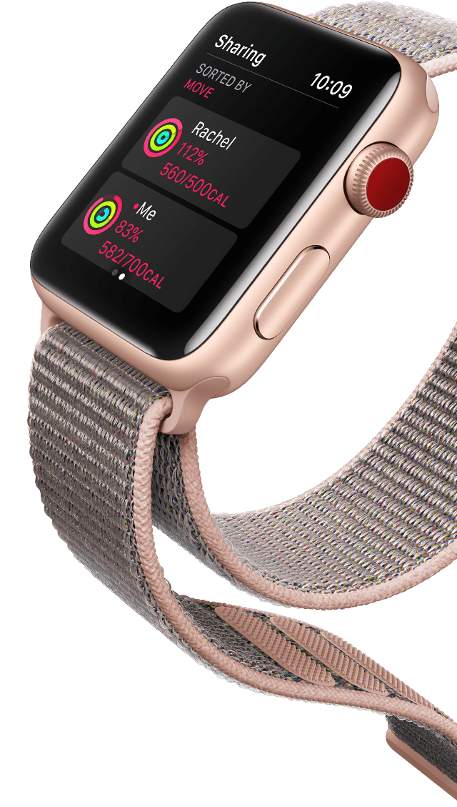 Apple Watch Series 3 Stainless Steel Bell Mobility