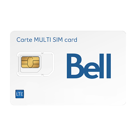 carte telephone canada Lte Multi Sim Card Bell Mobility Bell Canada carte telephone canada