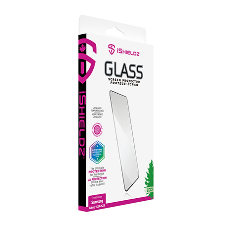 iShieldz tempered glass screen protector for Samsung Galaxy S25